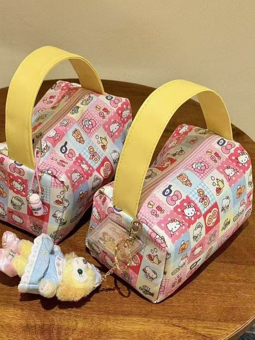 Wholesale Cartoon Cat Cosmetic Bag Chic Handbag Toiletry Travel Organizer