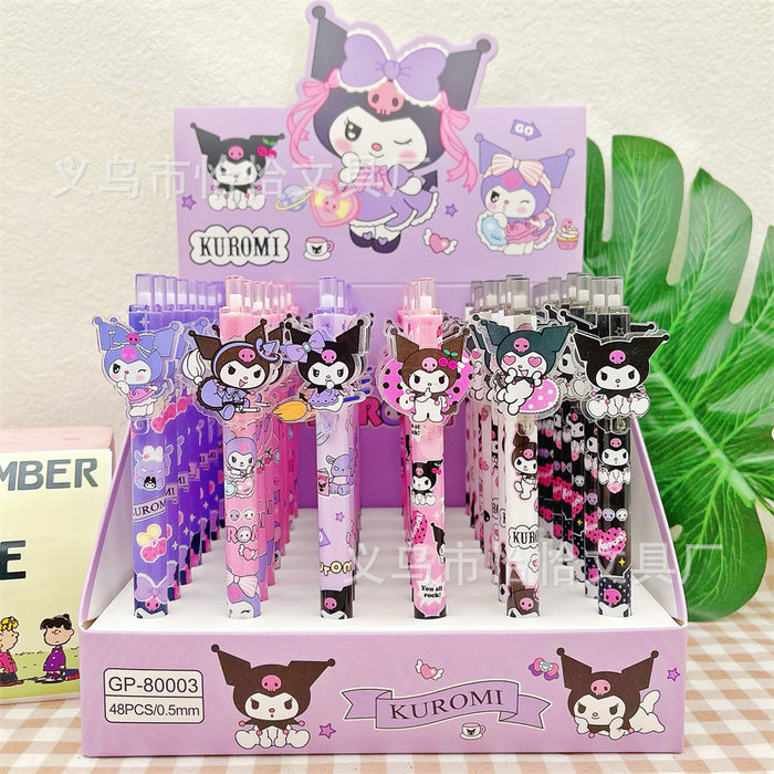 Wholesale 48pcs/box Press gel pen cartoon patch 0. 5 student stationery writing smooth