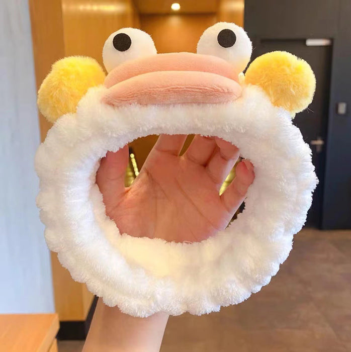 Wholesale Cute and funny sausage lips cartoon face wash headband