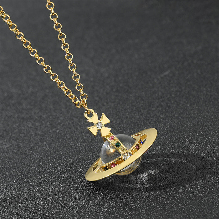 Wholesale 3D resin ball sweater chain necklace pendant