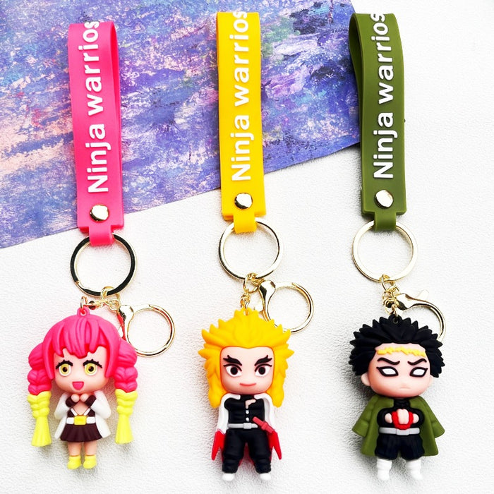 Wholesale PVC cartoon doll Keychain JDC-KC-WuYi092