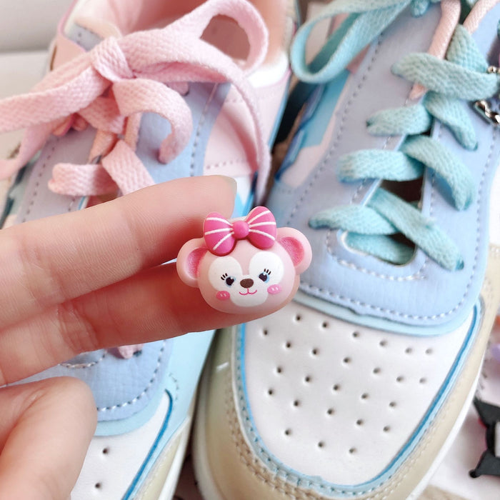 Wholesale plastic shoelace accessories shoelace buckle cartoon shoe upper decoration JDC-CS-ChenST001