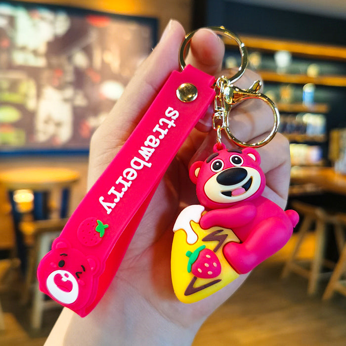 Wholesale Cartoon Doll Silicone Keychain JDC-KC-Tingm269