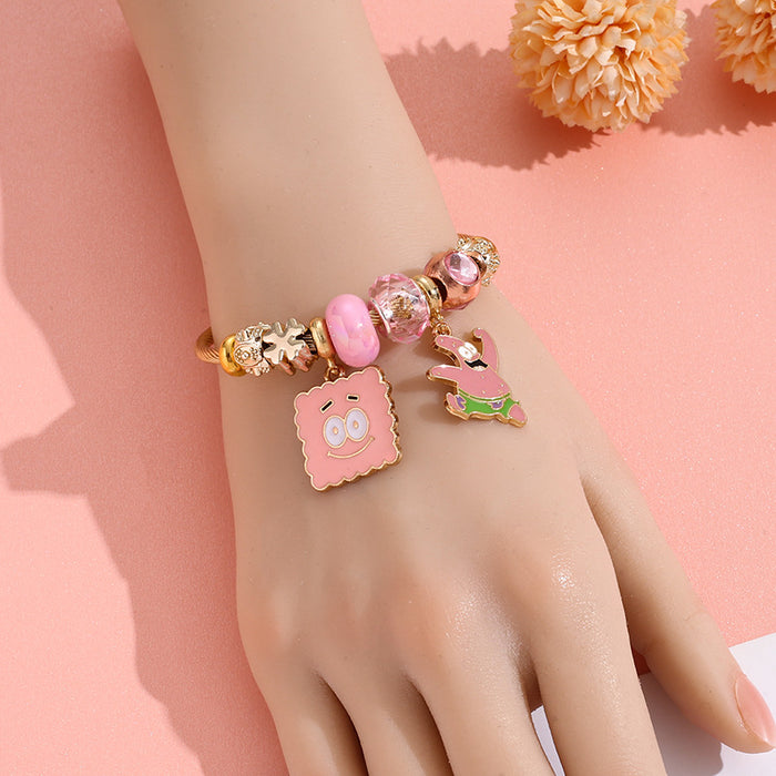 Wholesale Cartoon Mushroom Stainless Steel Bracelet JDC-BT-xiaobo013