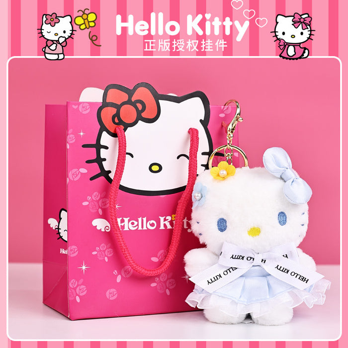 Wholesale Cute cat cartoon keychain pendant  doll schoolbag ornaments