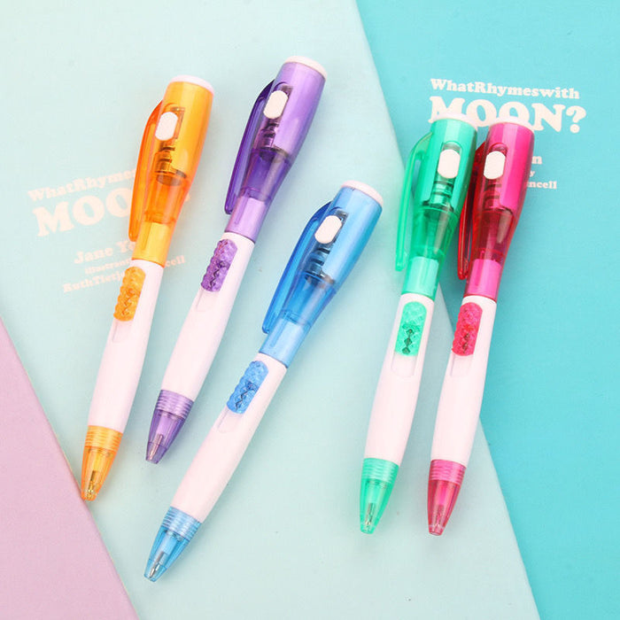 Wholesale LED light flashlight ballpoint pen