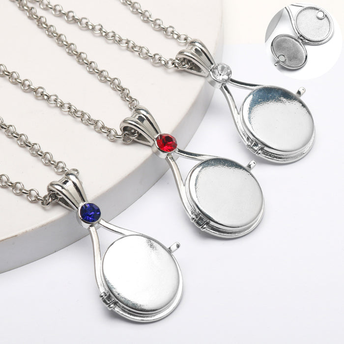 Wholesale Animation H2O shell necklace girl shell magnetic open and close necklace pendant