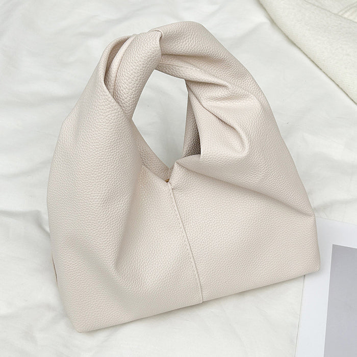 Wholesale Niche design cloud bag handbag summer new style high-end pleated croissant bag soft PU shoulder bag women' s bag