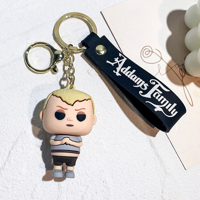 Wholesale Silicone Cartoon Doll Keychain JDC-KC-Qiwei012