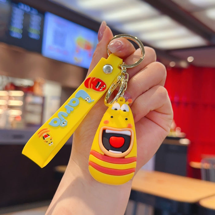 Wholesale Cartoon Bug Keychain PVC Red Backpack Charm Boutique Gift
