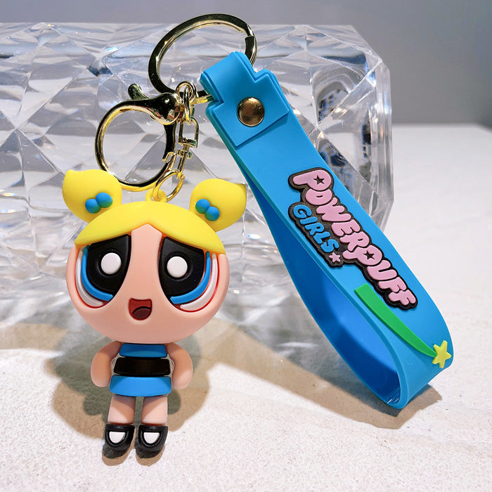 Wholesale Cartoon Silicone Doll Keychain JDC-KC-QiChao039