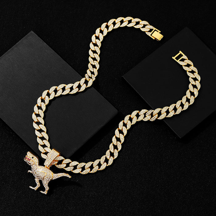 Wholesale Necklace Dinosaur Pendant Animal Explosions Personalized Men's Pendant Jewelry