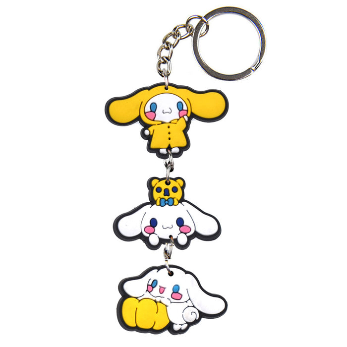 Wholesale 10PCS Cartoon PVC Keychain JDC-KC-XiaoC001