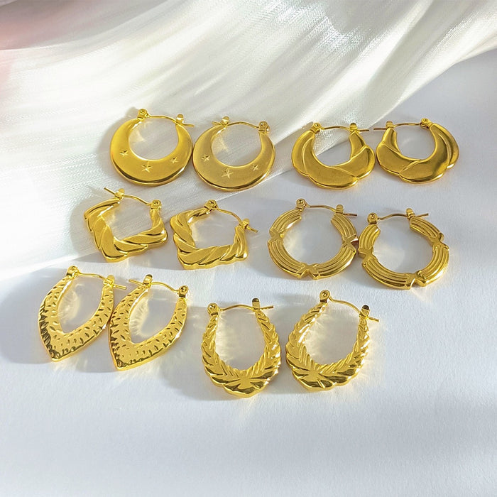 Wholesale irregular geometric ear buckle
