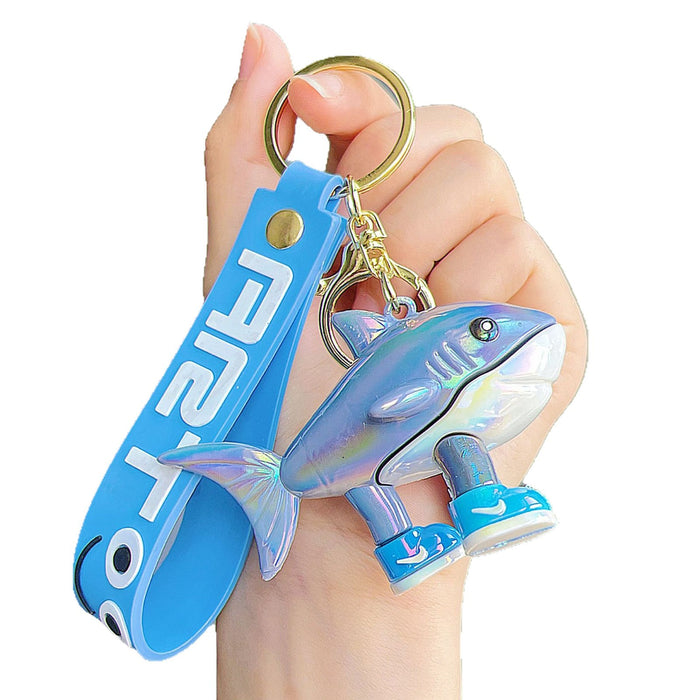 Wholesale Cute electroplated glossy cartoon character keychains
