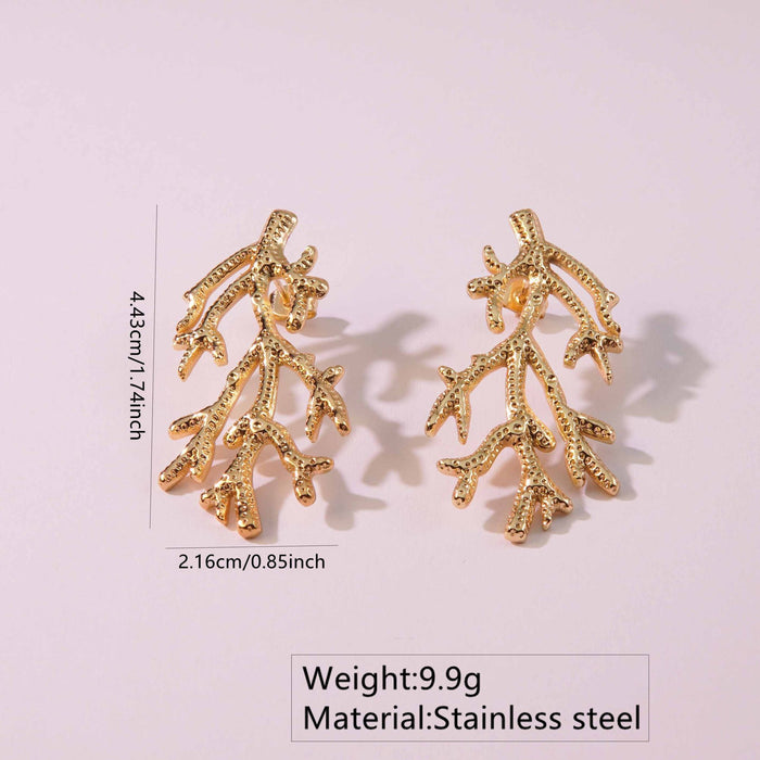 Wholesale Titanium Steel Beach Style Earrings JDC-ES-JW012