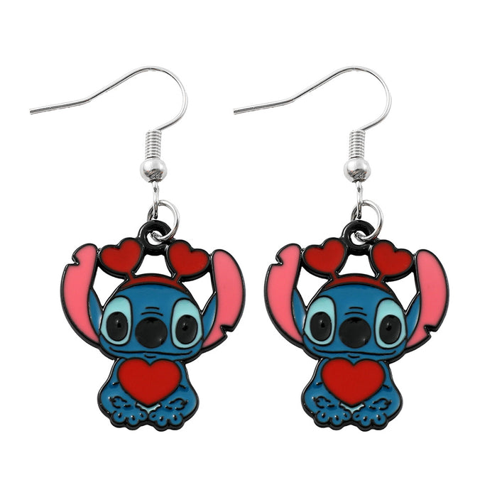 Wholesale Cartoon Cute Alloy Earrings JDC-ES-ShaoH008