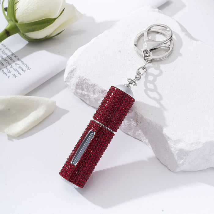 Wholesale Diamond 5ml Perfume Bottle Keychain JDC-KC-ZY021