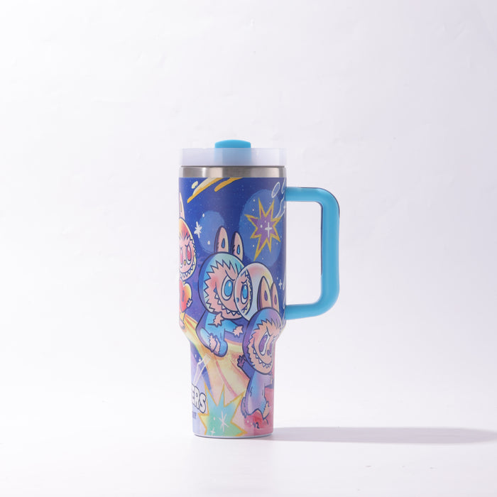 Wholesale 40oz Stainless Steel Tumbler with Handle and Straw Chic Drinkware MOQ≥2