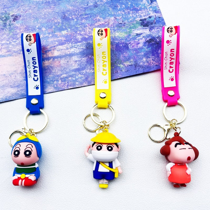 Wholesale PVC Cartoon Doll Keychain JDC-KC-WuYi148