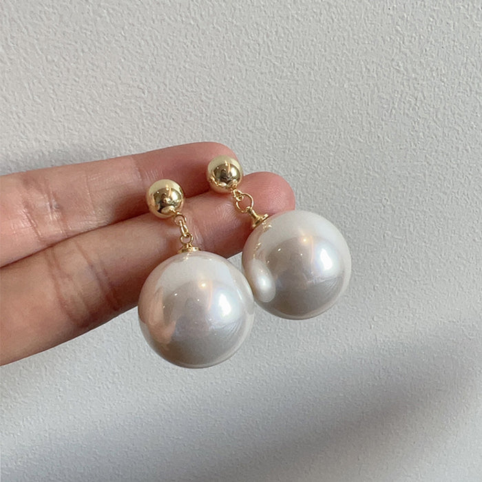 Wholesale Pearl and Cat' s Eye Stud Earrings