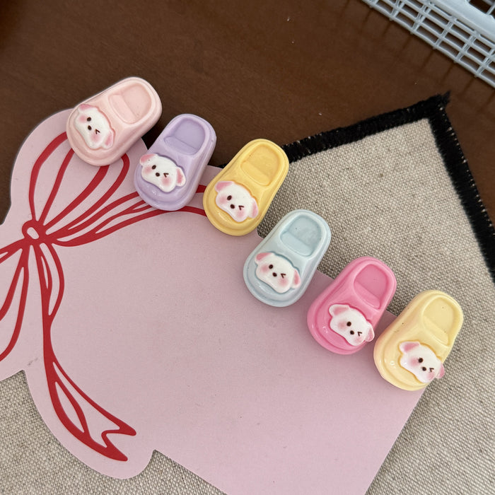Wholesale Cute Cartoon Mini Slippers Funny Hair Clips