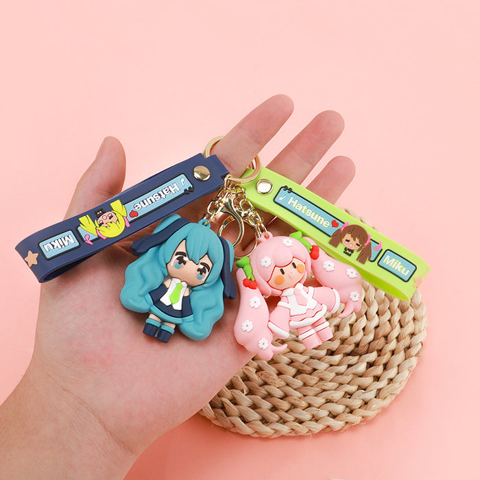 Wholesale Cute cartoon keychain pendant