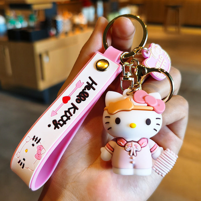 Wholesale Cartoon Doll 3D Rubber Keychain JDC-KC-Tingm083