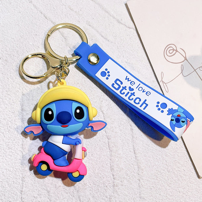 Wholesale Silicone Cartoon Doll Keychain JDC-KC-Qiwei025