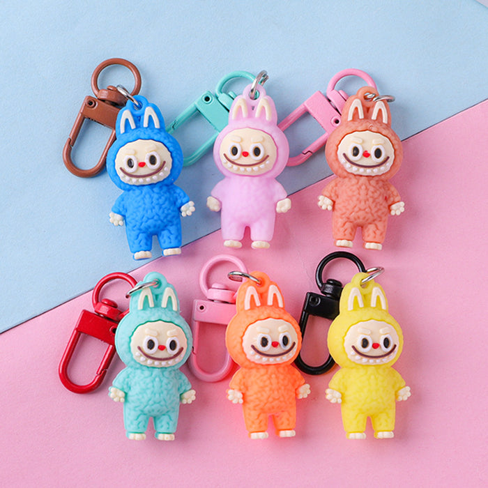 Wholesale Couple Cartoon Backpack Keychain