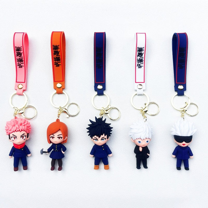 Wholesale PVC Cute Cartoon Doll Keychain JDC-KC-WuYi068