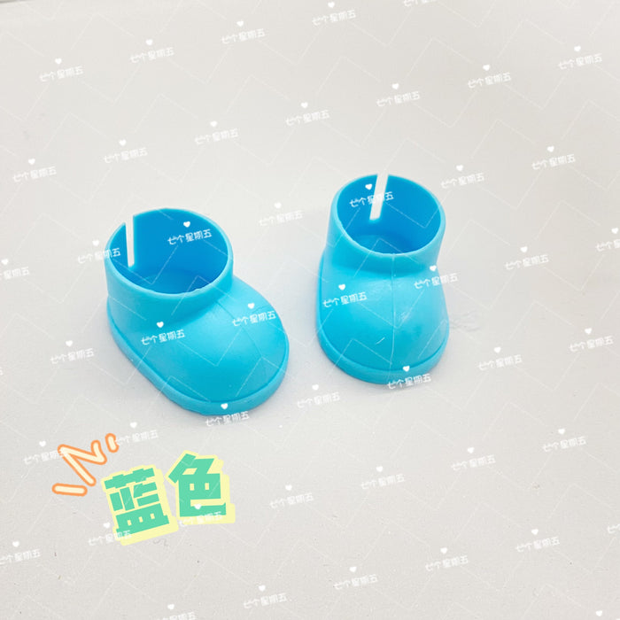 Wholesale cotton doll shoes short rain boots toy accessories