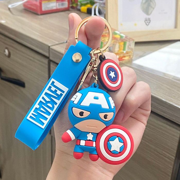 Wholesale Cartoon Doll Silicone Keychain JDC-KC-Benxin033