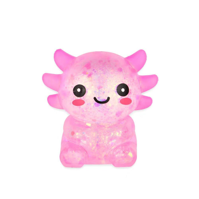 Wholesale Glitter Sequin Salamander Slow Rebound Squishy Toy Stress Relief Student Gift