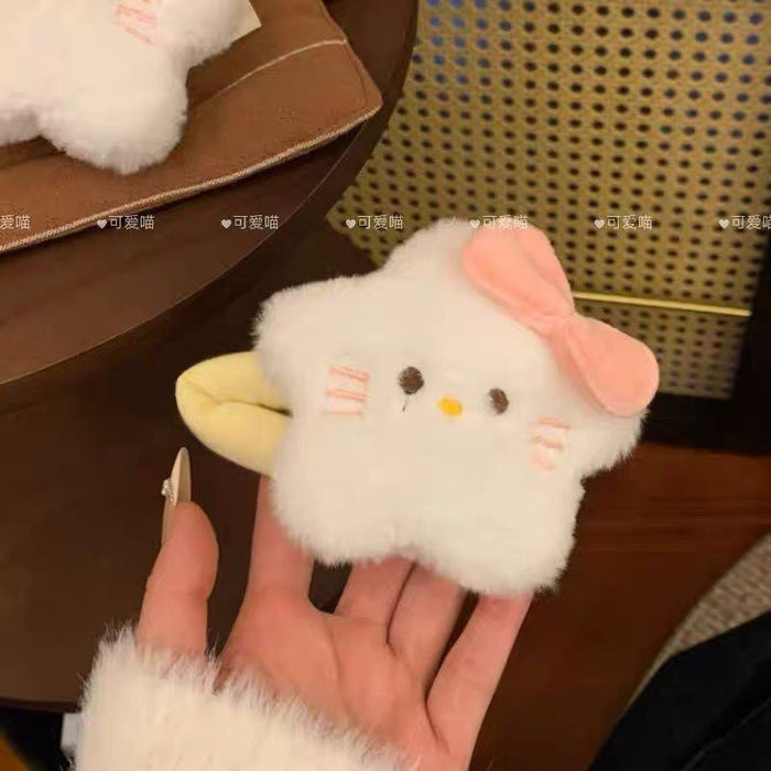 Wholesale Cute cartoon animal plush hair clips