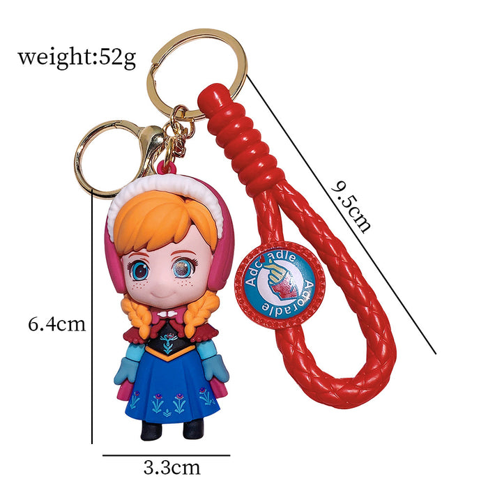 Wholesale Cartoon Silicone Doll Keychain JDC-KC-QiChao044