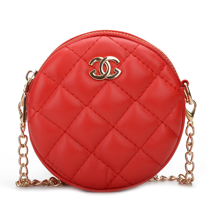 Wholesale Princess Small Round BagChildren's Bag Chain Bag Cute Shoulder Crossbody Bag Children's Change Decorative Bag