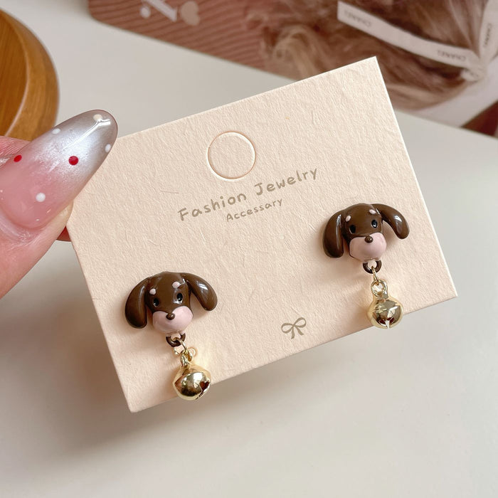 Wholesale Cartoon cute earrings with silver needles, niche and exquisite personalized earrings