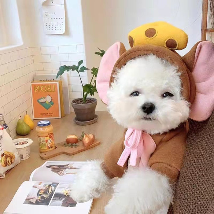 Wholesale Dog Clothes Transformed into Dog and Cat Clothes for Small and Medium-Sized Dogs Pet Supplies,   French Bulldog Cat Clothing