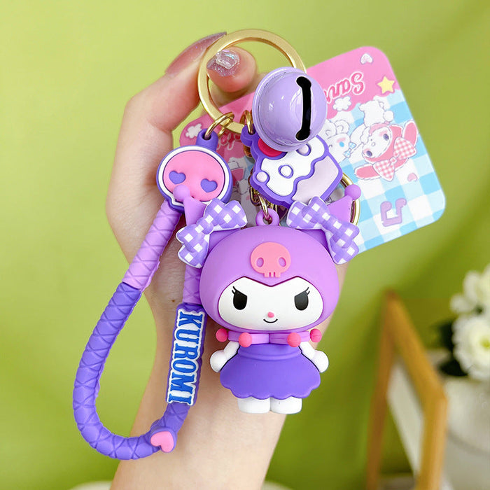 Wholesale Plaid Figure Keychain JDC-KC-YanG006