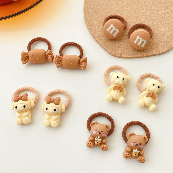 Wholesale Children's Cute Cartoon Thumb Hair Circles JDC-HS-linx002