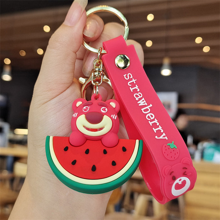 Wholesale Cartoon Silicone Doll Keychain JDC-KC-ZhuoRan014