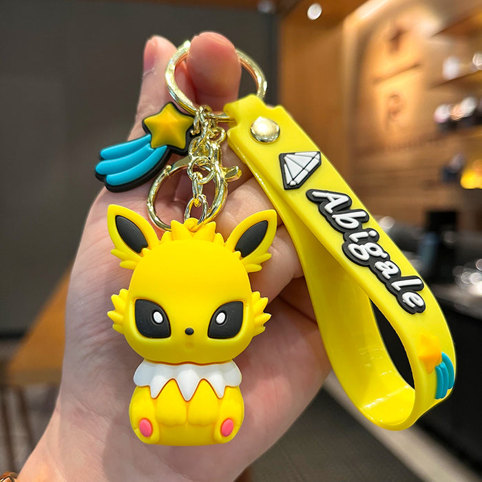 Wholesale Cartoon Doll Rubber Keychain JDC-KC-Tingm023