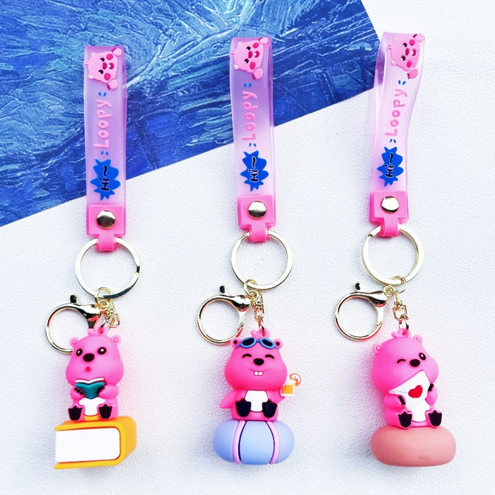 Wholesale PVC Cartoon Doll Keychain JDC-KC-WuYi041