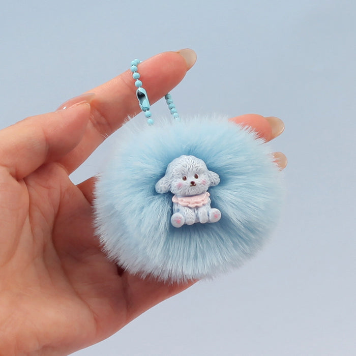 Wholesale Plush Pom Pom Keychain Fashion Accessory For Bags And Gifts