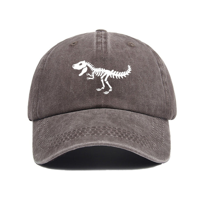 Wholesale New printed baseball cap washed fashionable cotton hat casual duckbill cap
