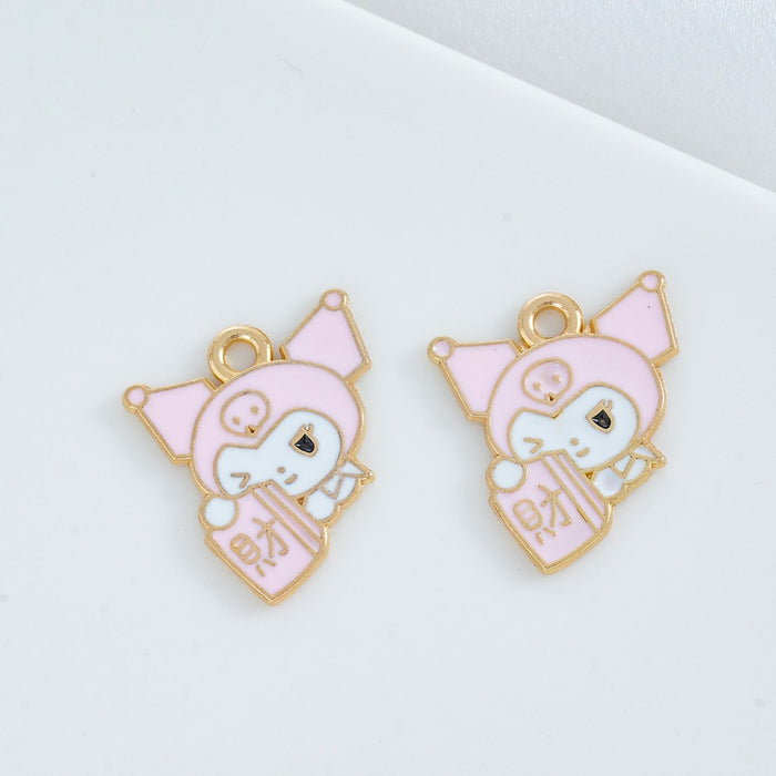 Wholesale 10 pcs Enamel cartoon DIY bracelet charms