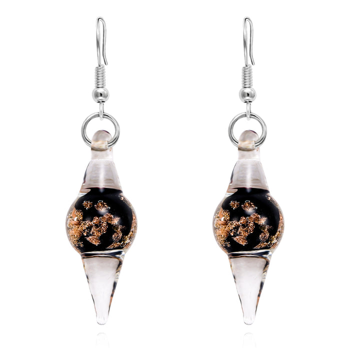 Wholesale Water droplet pendant, glass earrings, jewelry pendant, earring pendant