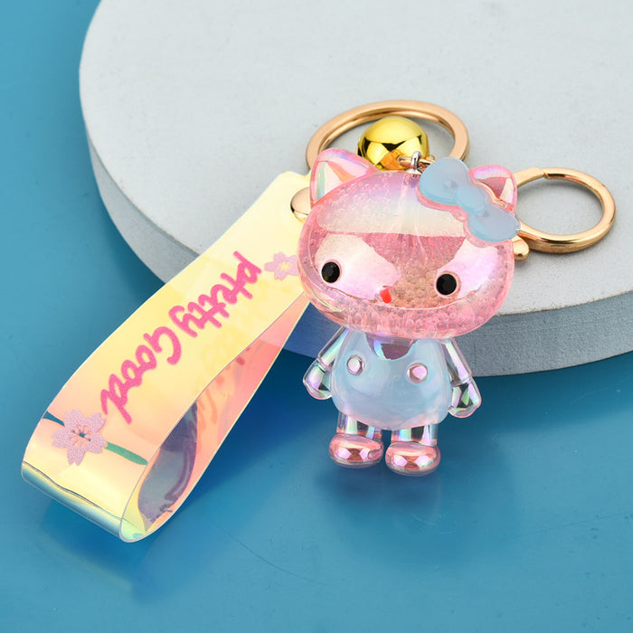 Wholesale Acrylic Cartoon Doll Keychain JDC-KC-WoA034