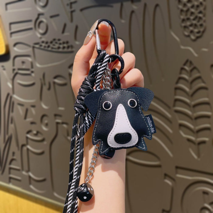 Wholesale Original DIY leather keychain cartoon figurine hanging accessories wholesale creative backpack exquisite pendant small accessories
